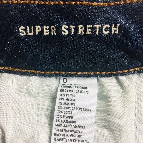 American Eagle Super Stretch Cut‎ Off Jean Shorts Distressed 0 - Picture 4 of 10